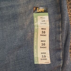 Lee Denim Blue Bootcut Jeans 16petite NWT